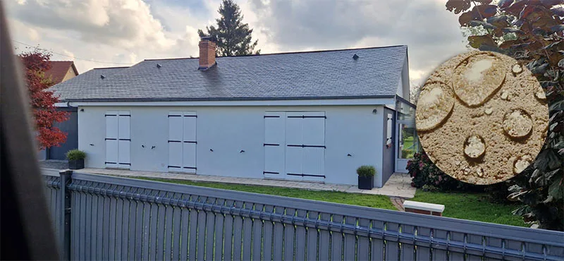 Démoussage façade pavillon Seine-Maritime