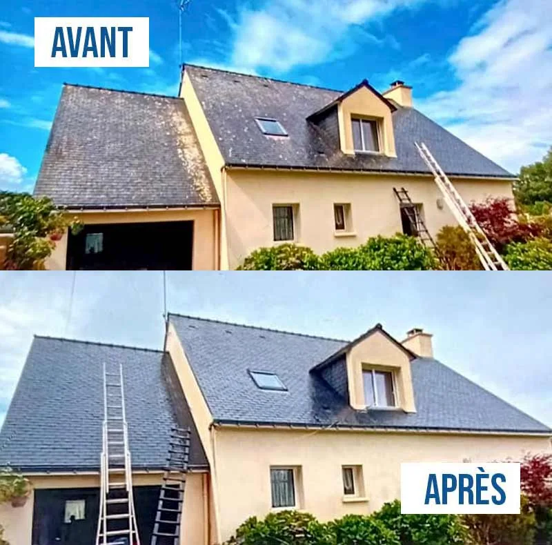 Démoussage toiture 2025 Rouen