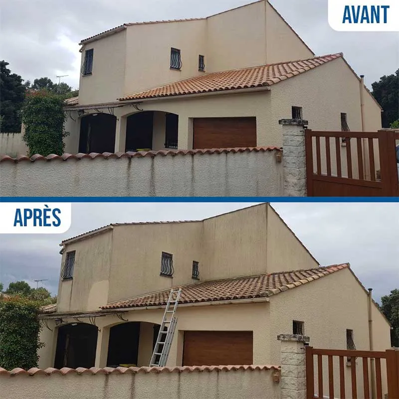 Application hydrofuge façade