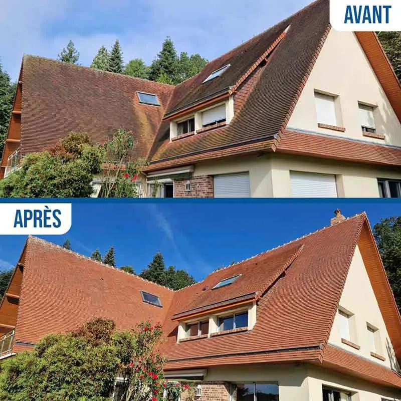 Nettoyage toiture Seine-Maritime